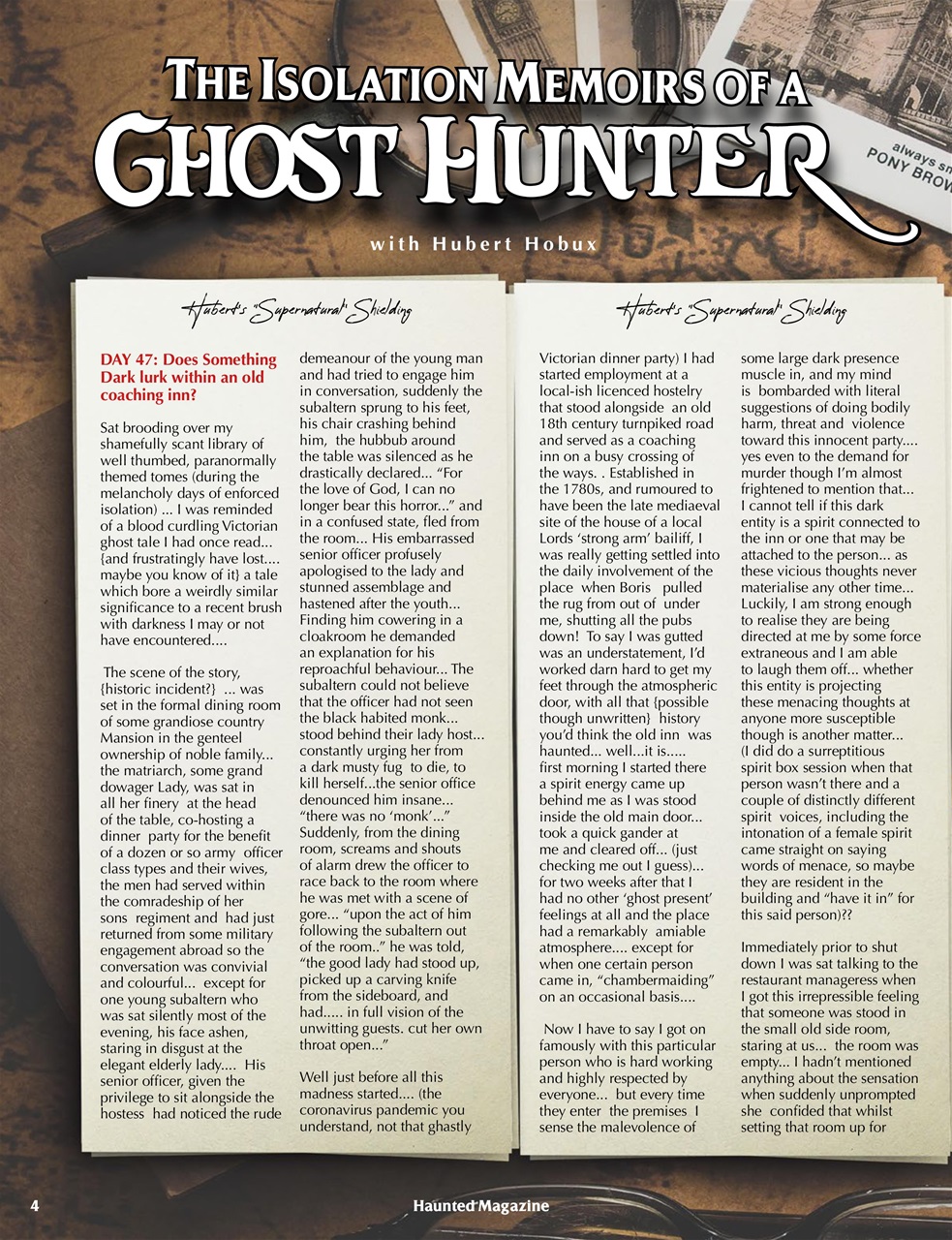 Haunted Magazine Preview Pages