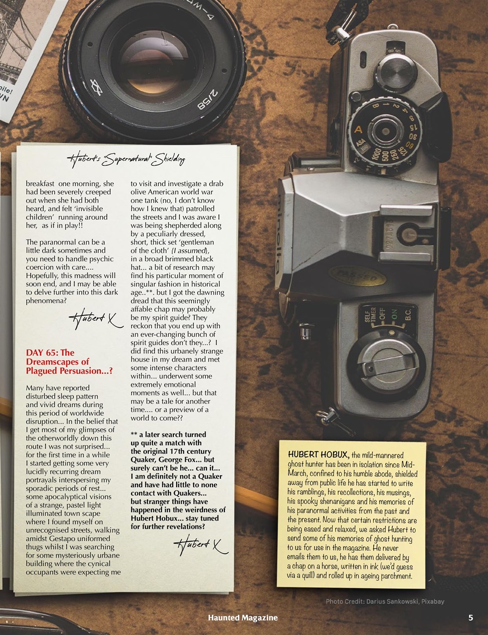 Haunted Magazine Preview Pages