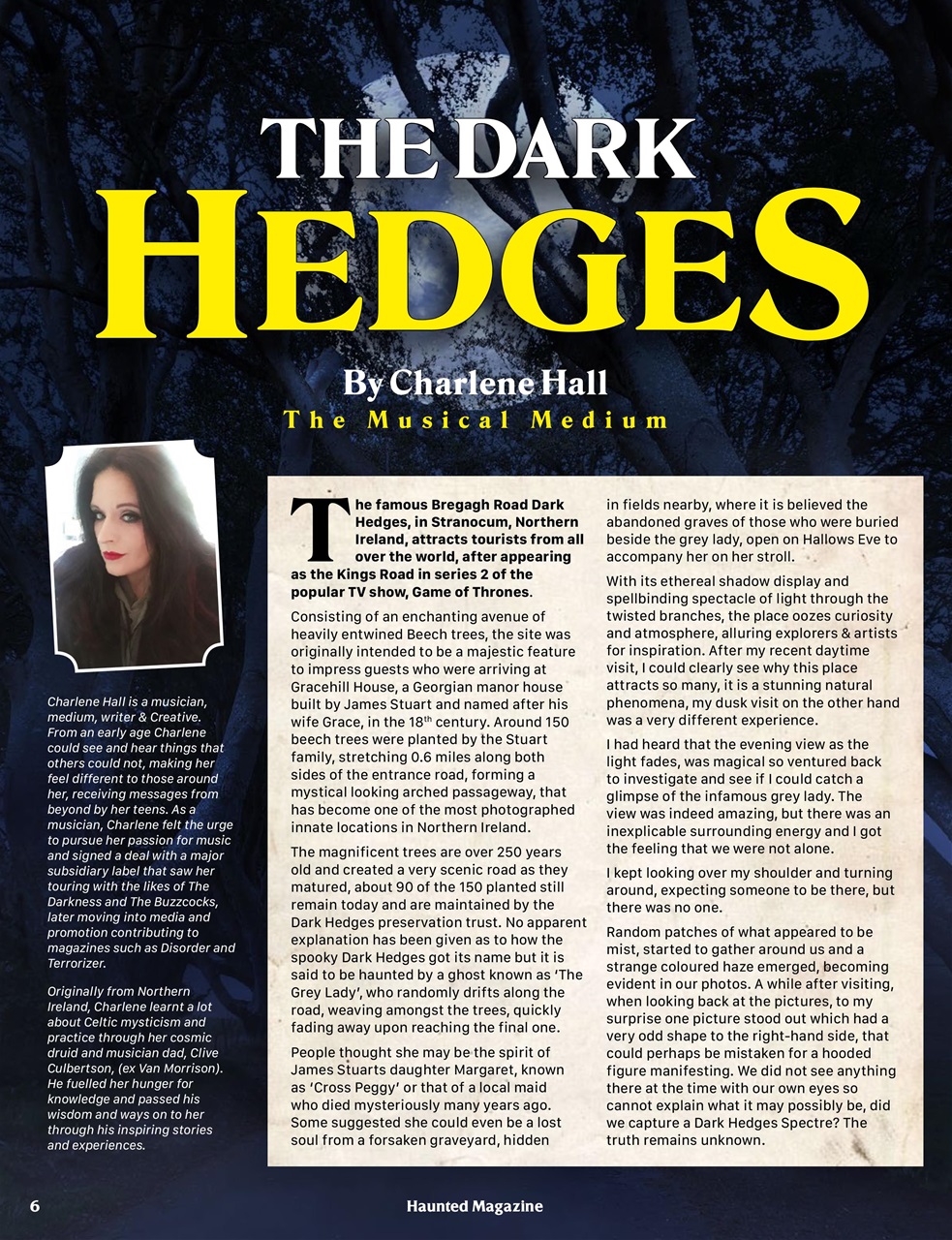Haunted Magazine Preview Pages
