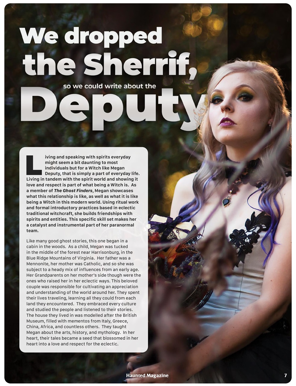 Haunted Magazine Preview Pages
