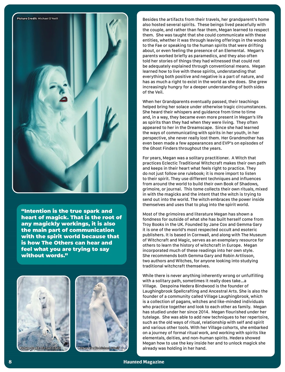 Haunted Magazine Preview Pages