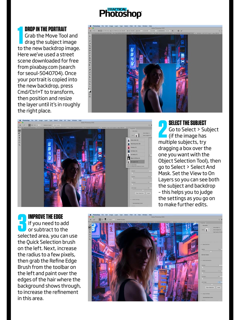 Practical Photoshop Preview Pages