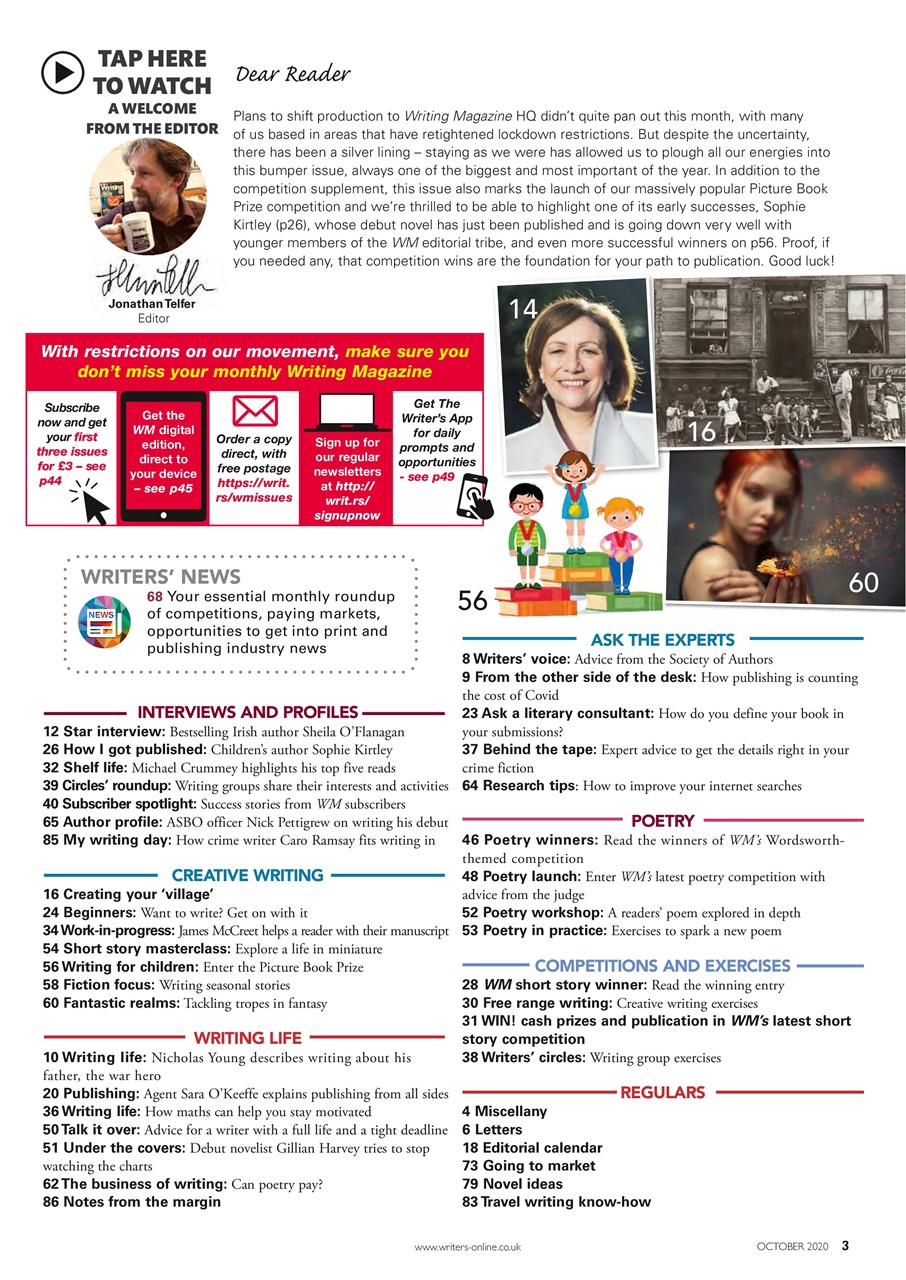 Writing Magazine Preview Pages