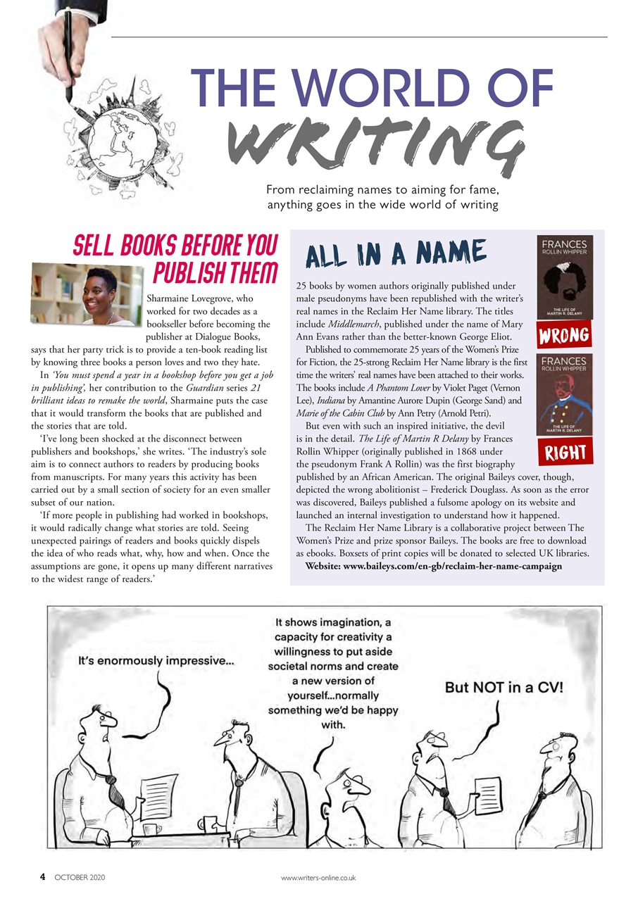 Writing Magazine Preview Pages