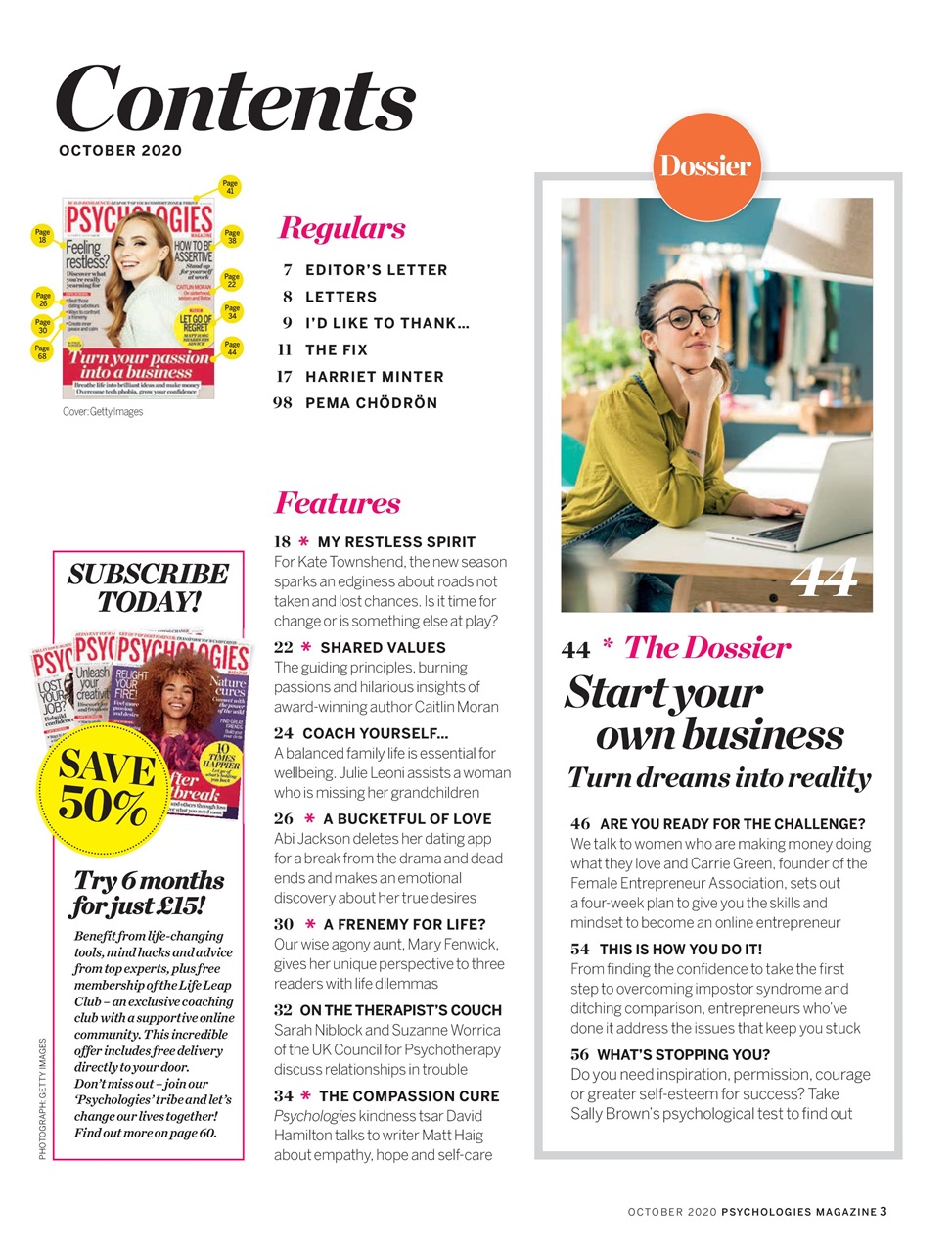 Psychologies Preview Pages