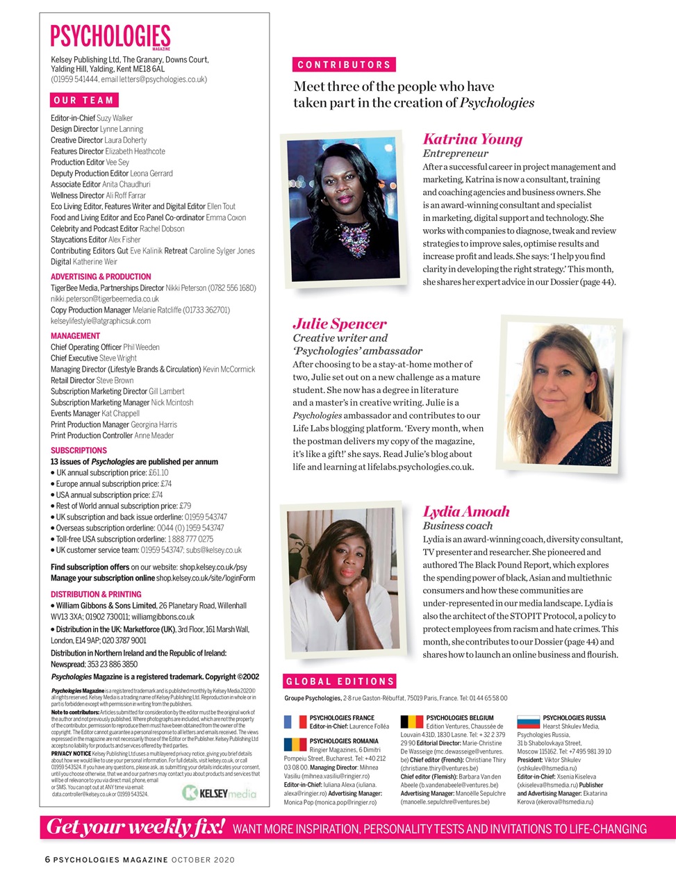 Psychologies Preview Pages