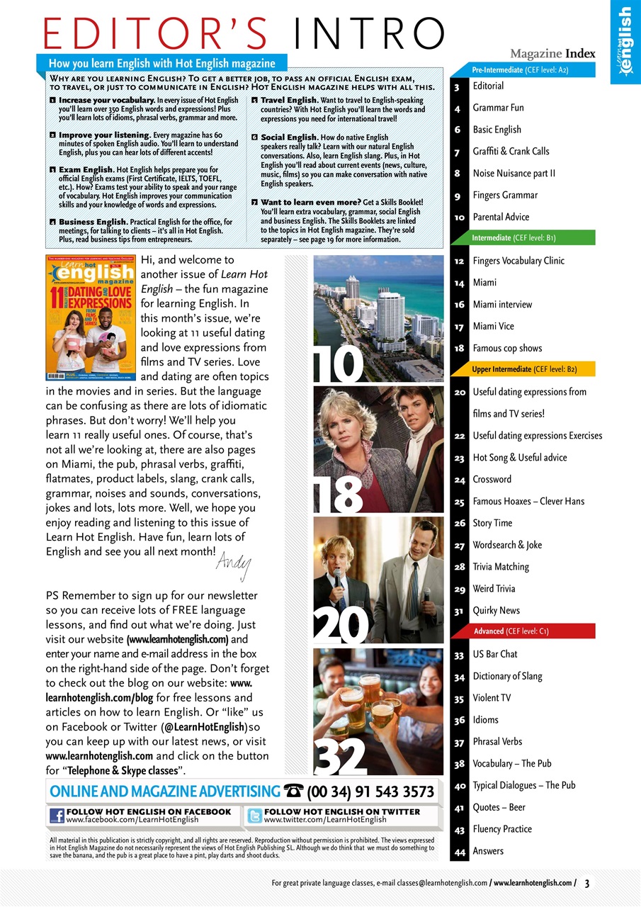 Learn Hot English Preview Pages