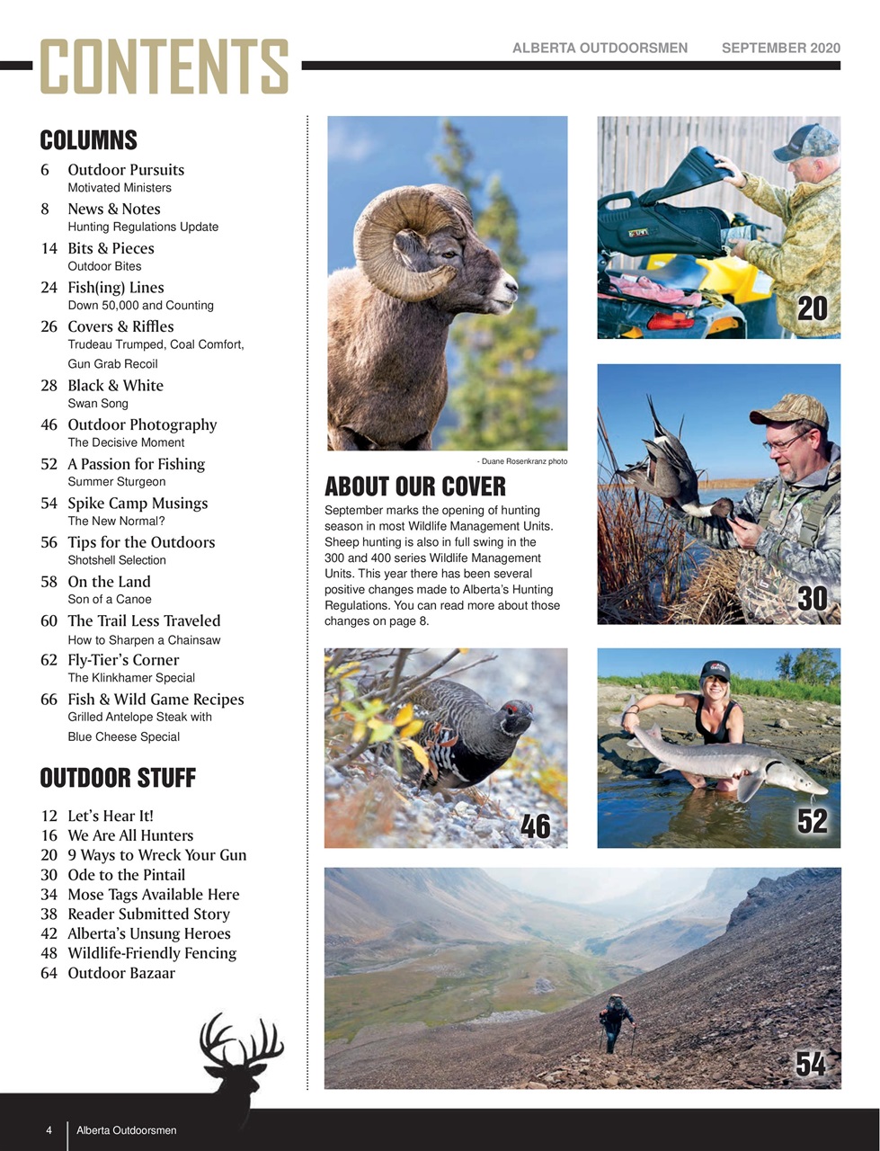 Alberta Outdoors Preview Pages