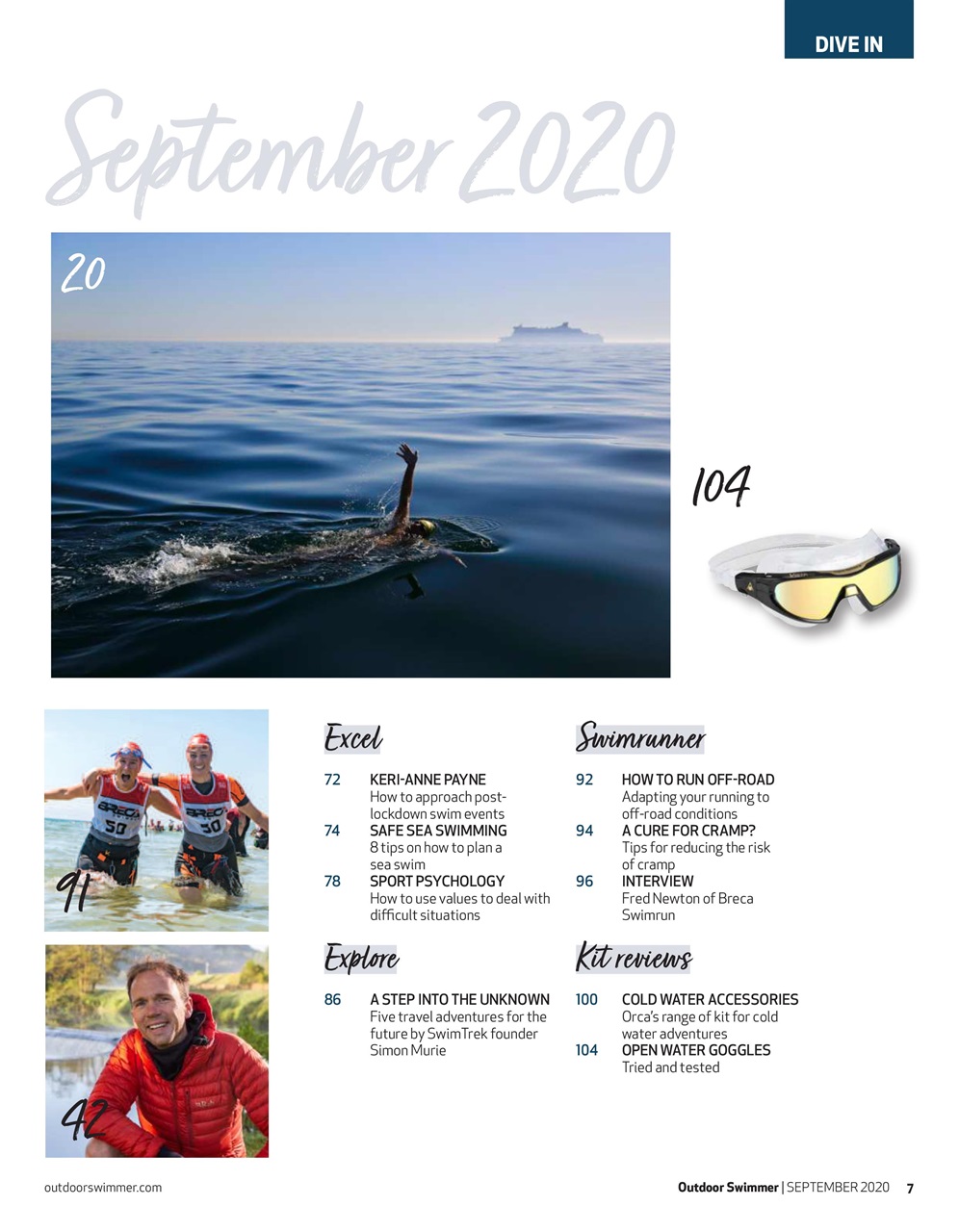Outdoor Swimmer Preview Pages
