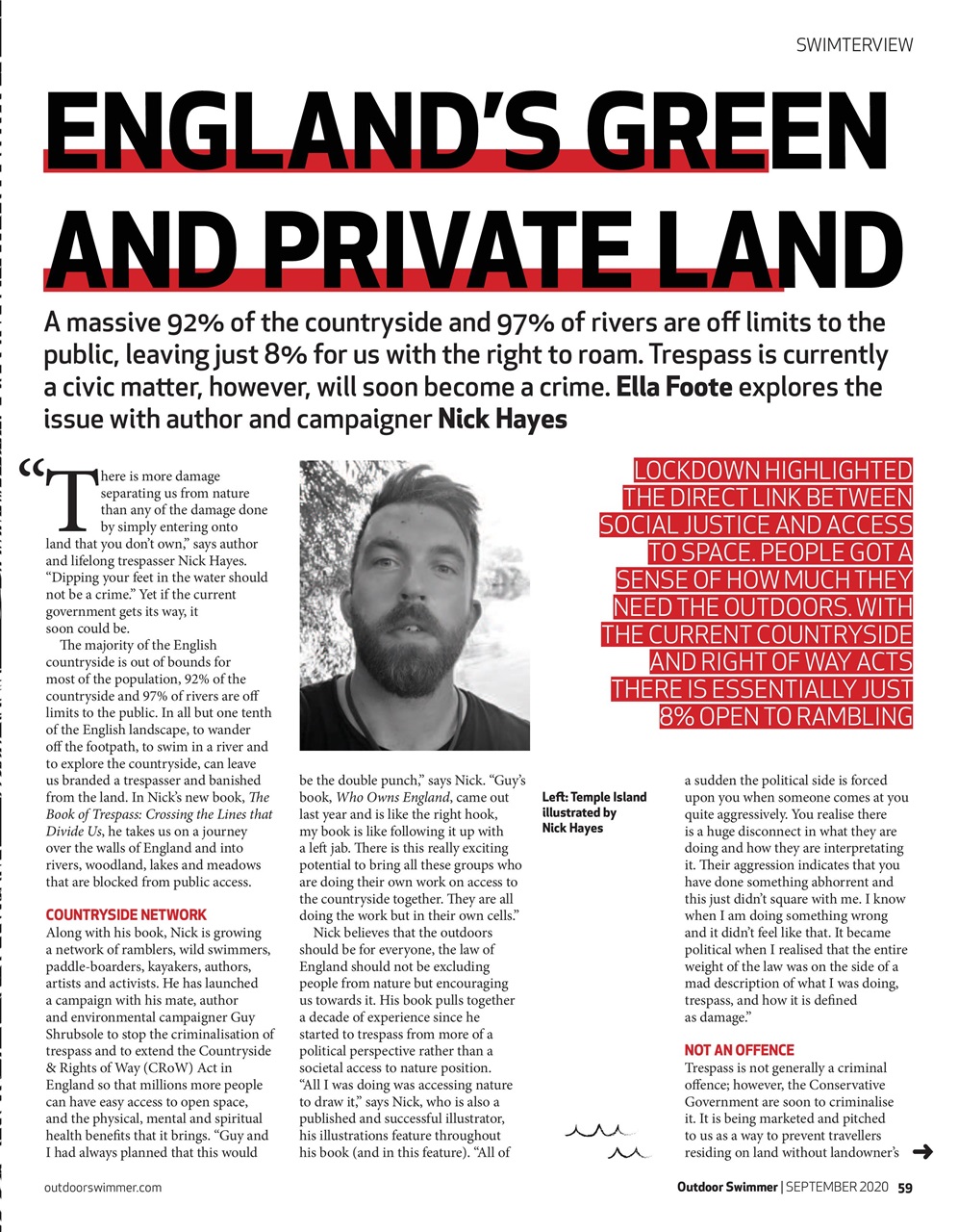 Outdoor Swimmer Preview Pages
