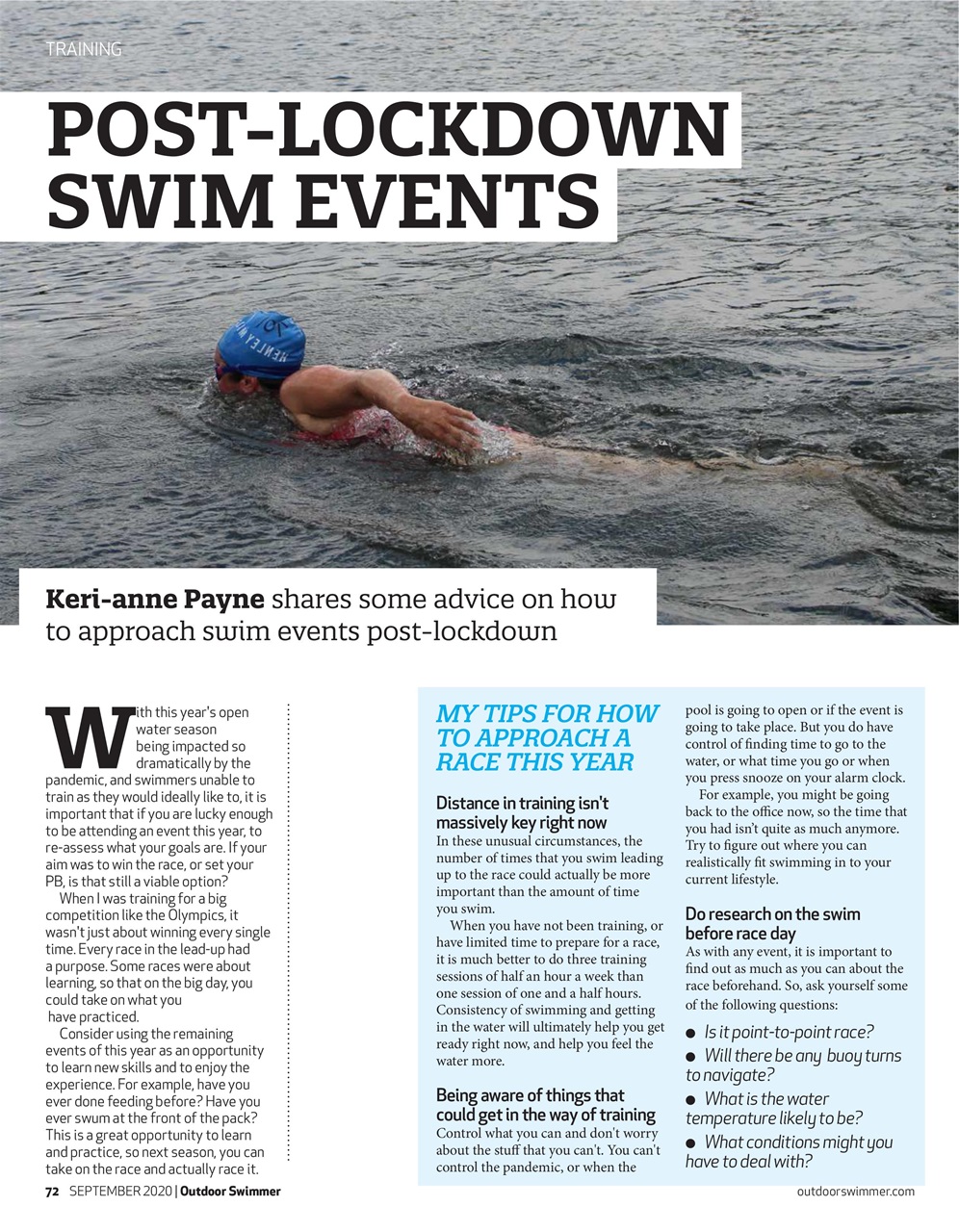 Outdoor Swimmer Preview Pages