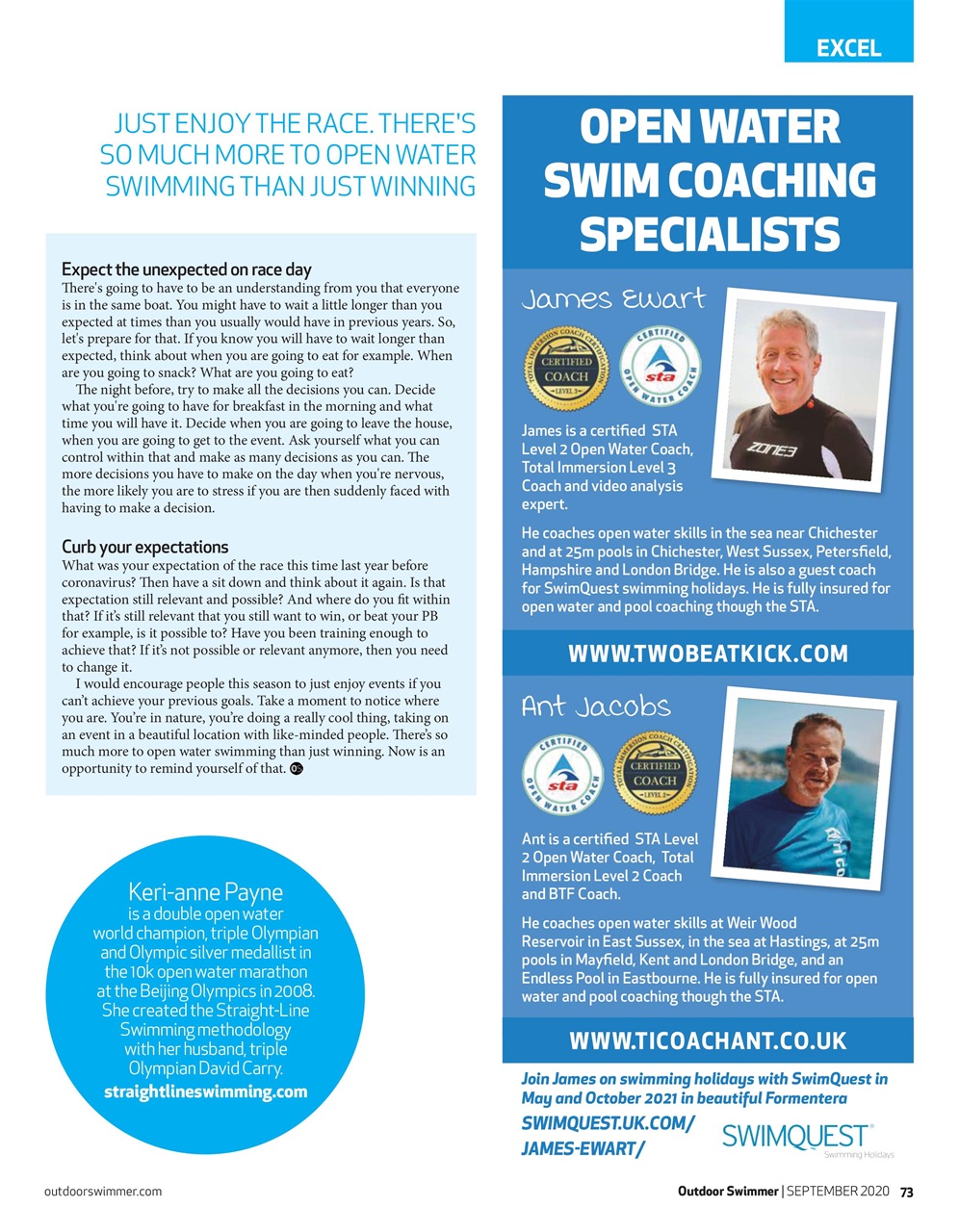 Outdoor Swimmer Preview Pages