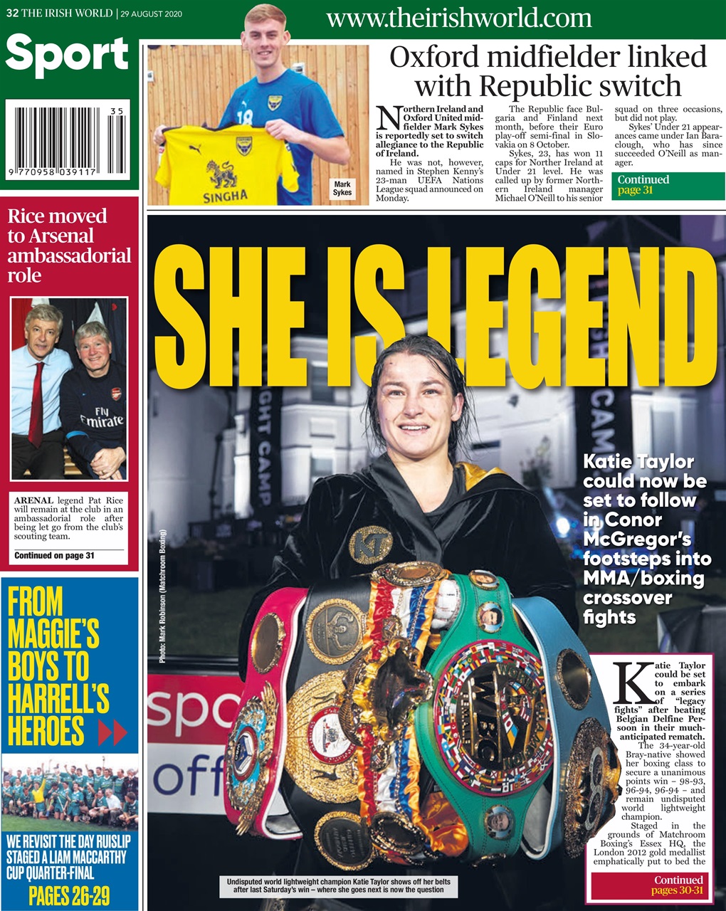 Irish World Preview Pages