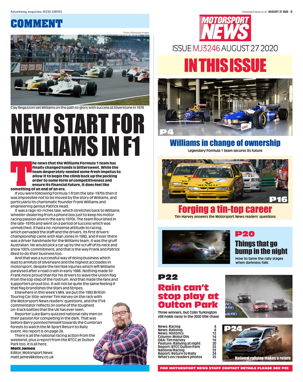Motorsport News Preview Pages
