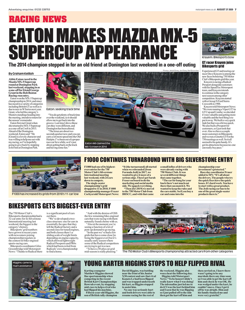 Motorsport News Preview Pages
