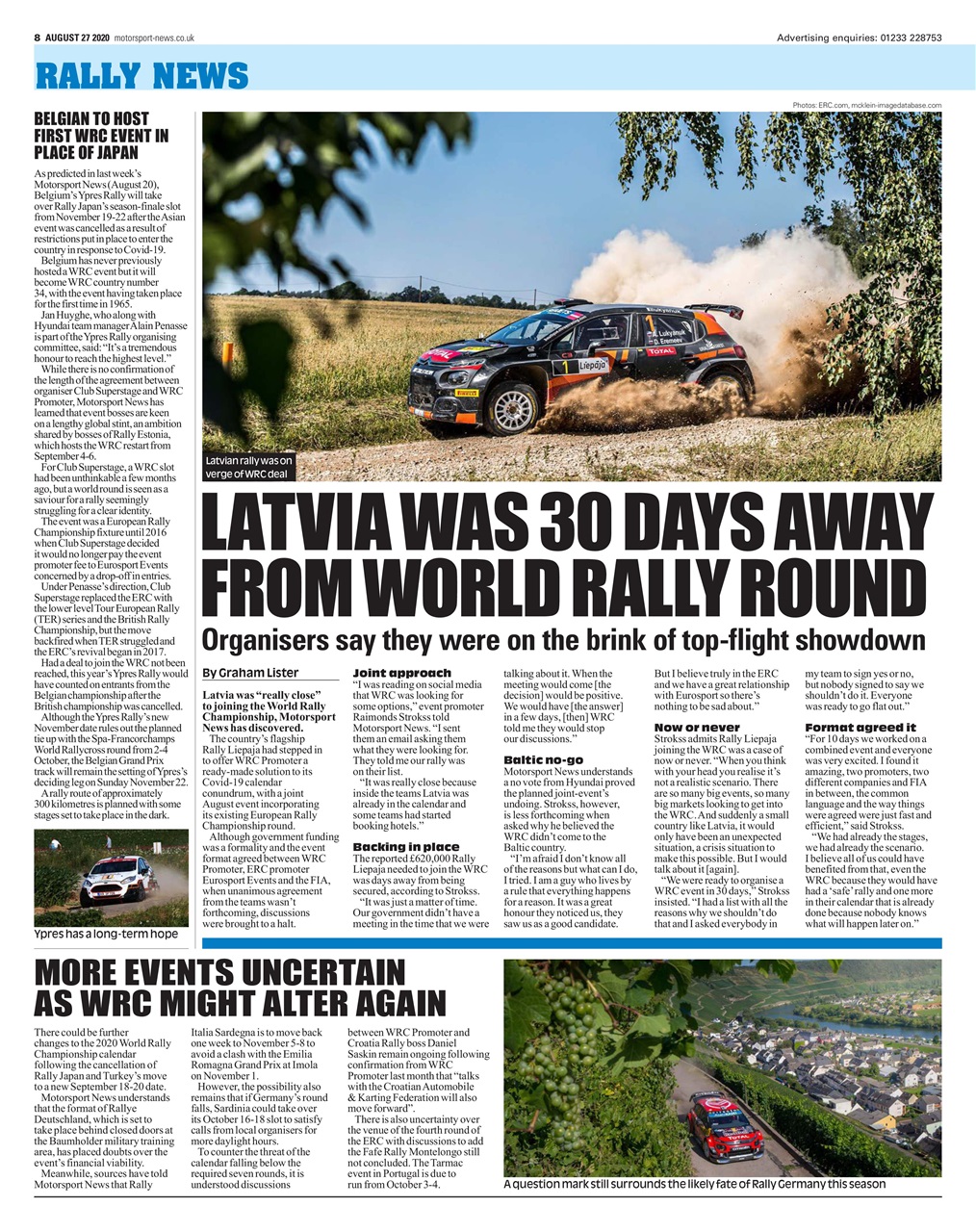 Motorsport News Preview Pages