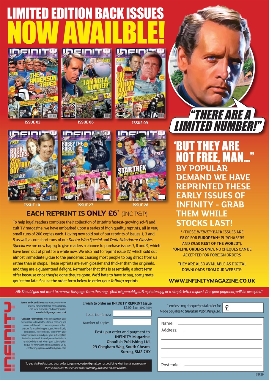 Infinity Magazine Preview Pages