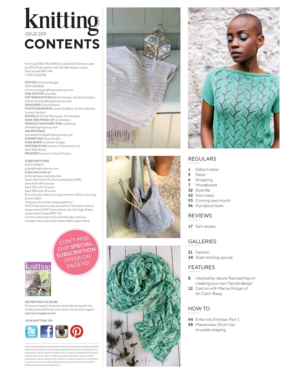 Knitting Preview Pages