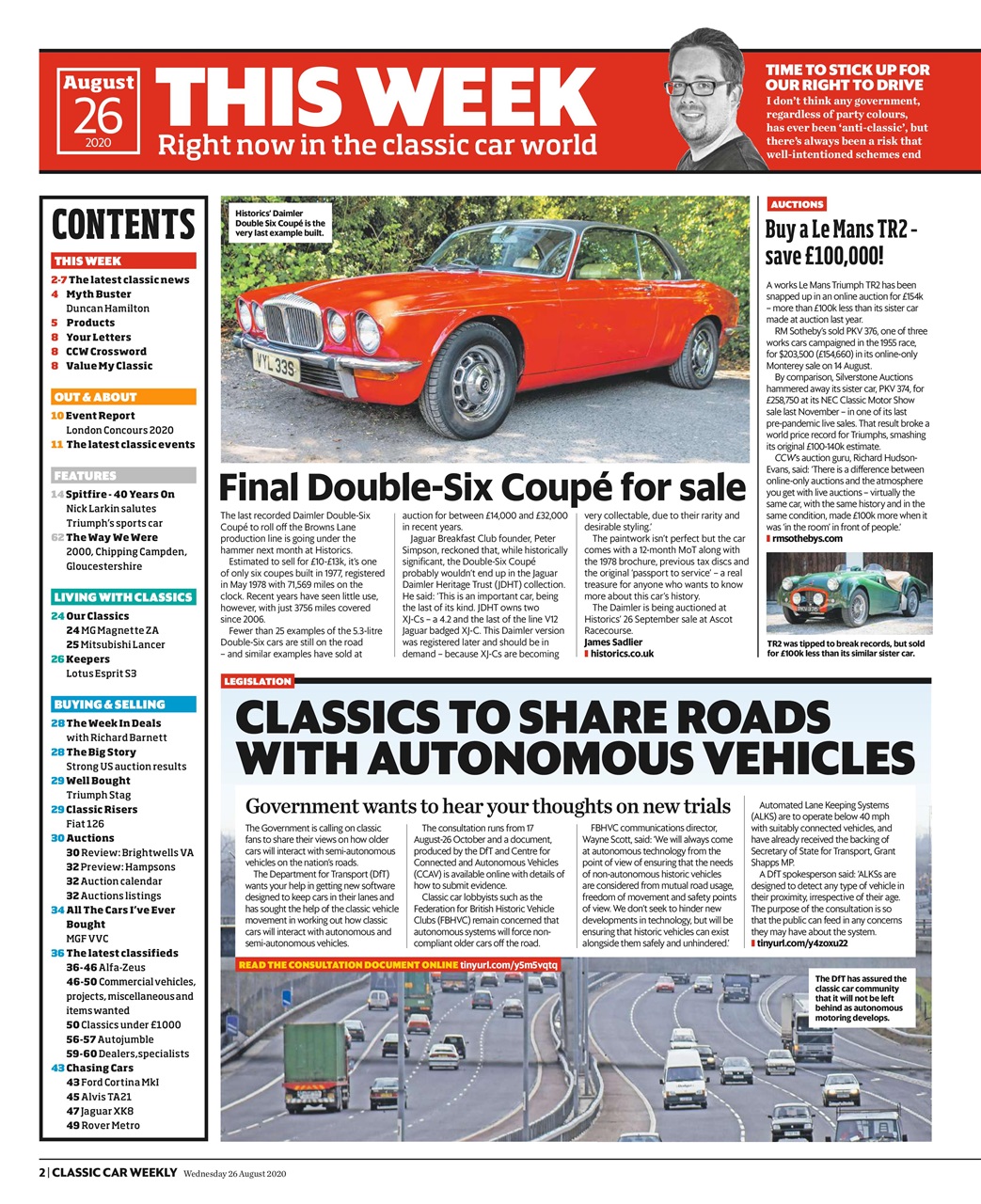 Classic Car Weekly Preview Pages