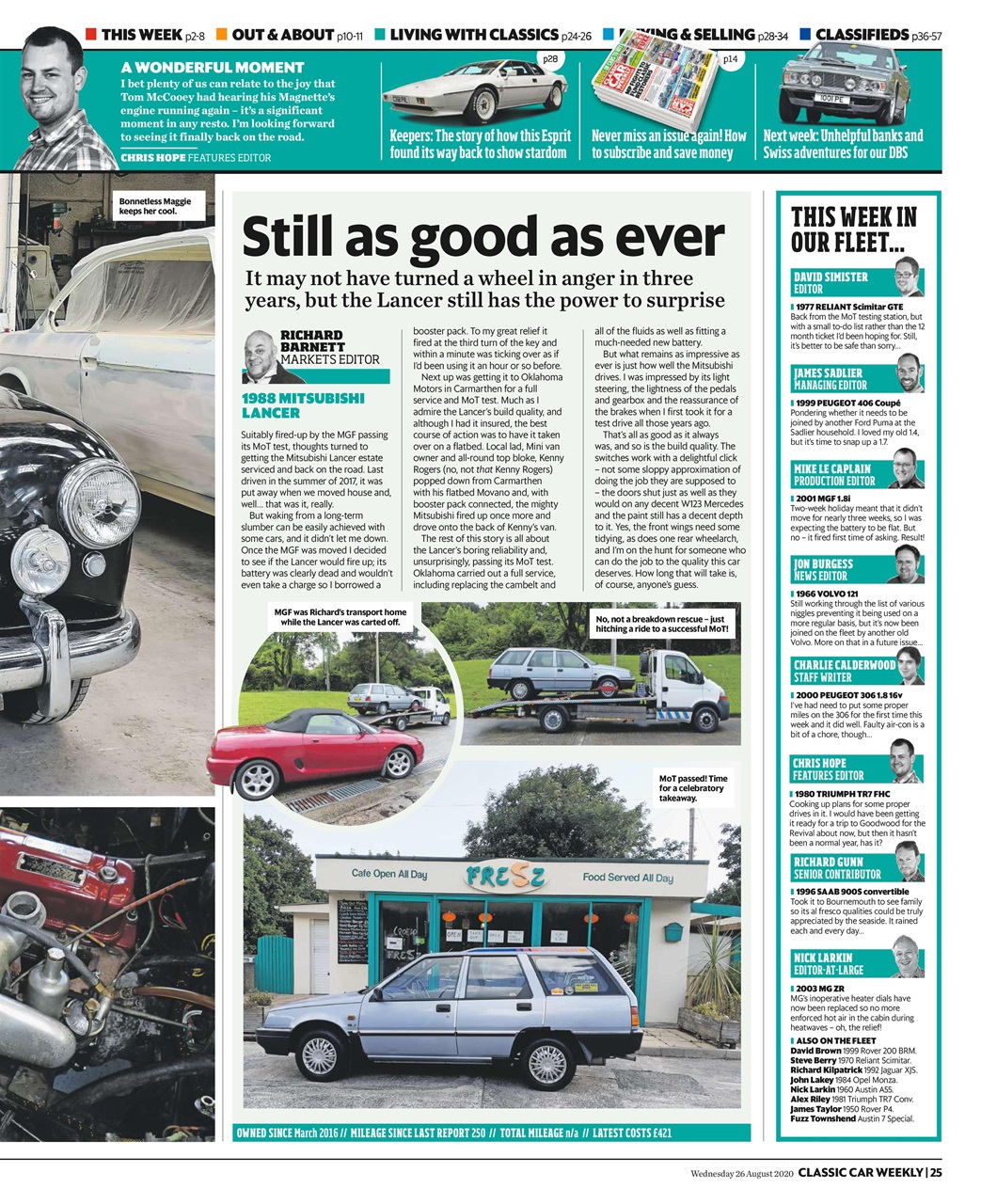 Classic Car Weekly Preview Pages