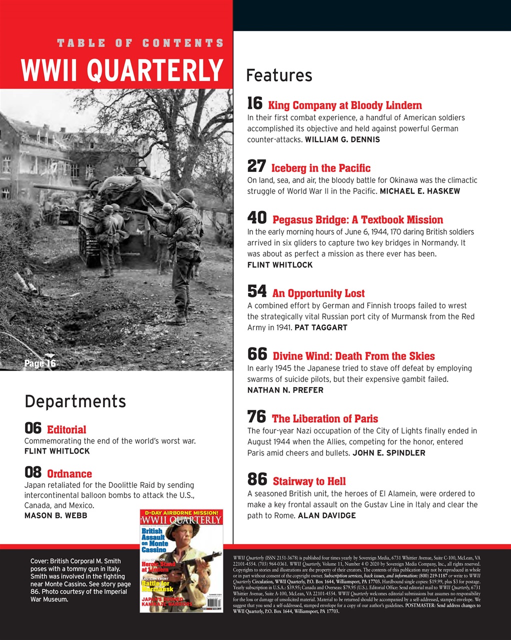 WWII Quarterly Preview Pages