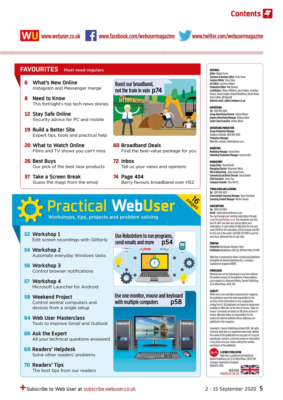 Webuser Preview Pages