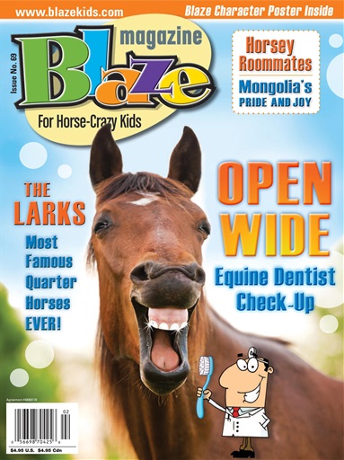 Blaze Magazine For Horse Crazy Kids issue 