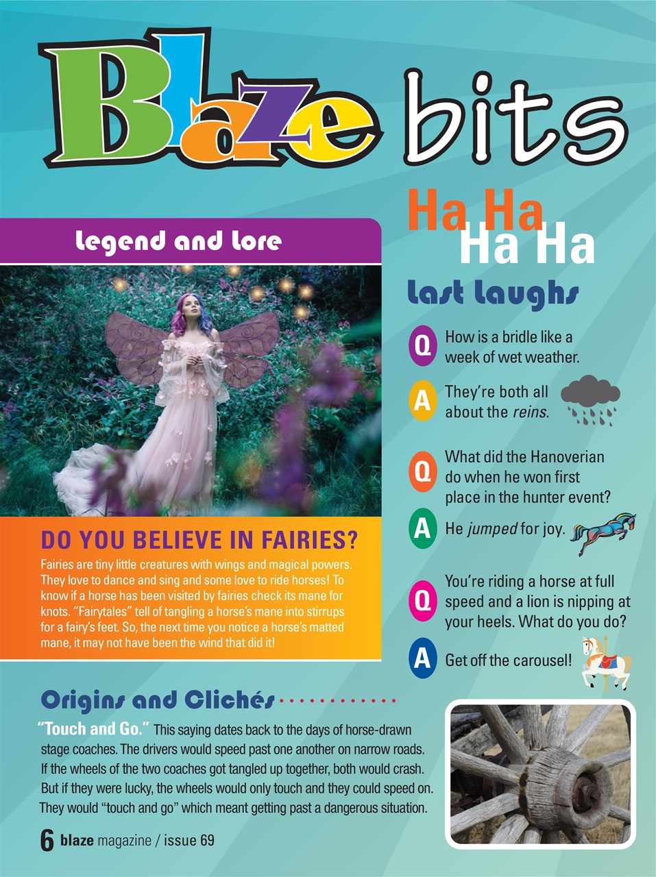 Blaze Magazine For Horse Crazy Kids Preview Pages