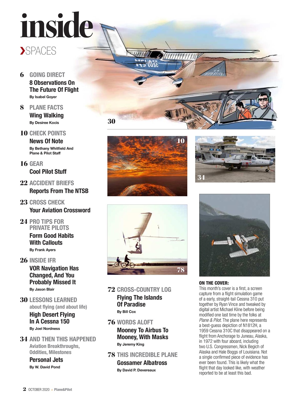 Plane & Pilot Preview Pages