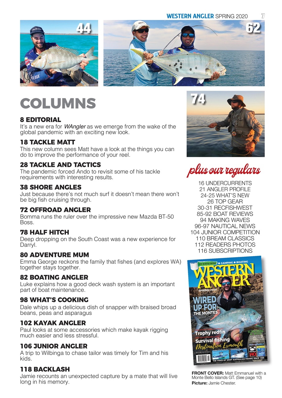 Western Angler Preview Pages