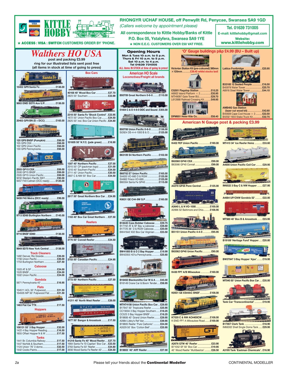 Continental Modeller Preview Pages