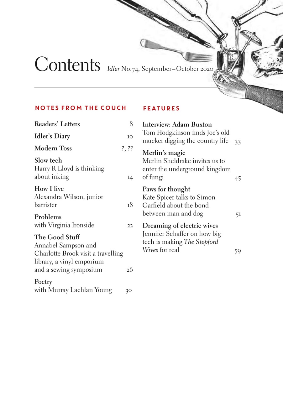 The Idler Magazine Preview Pages
