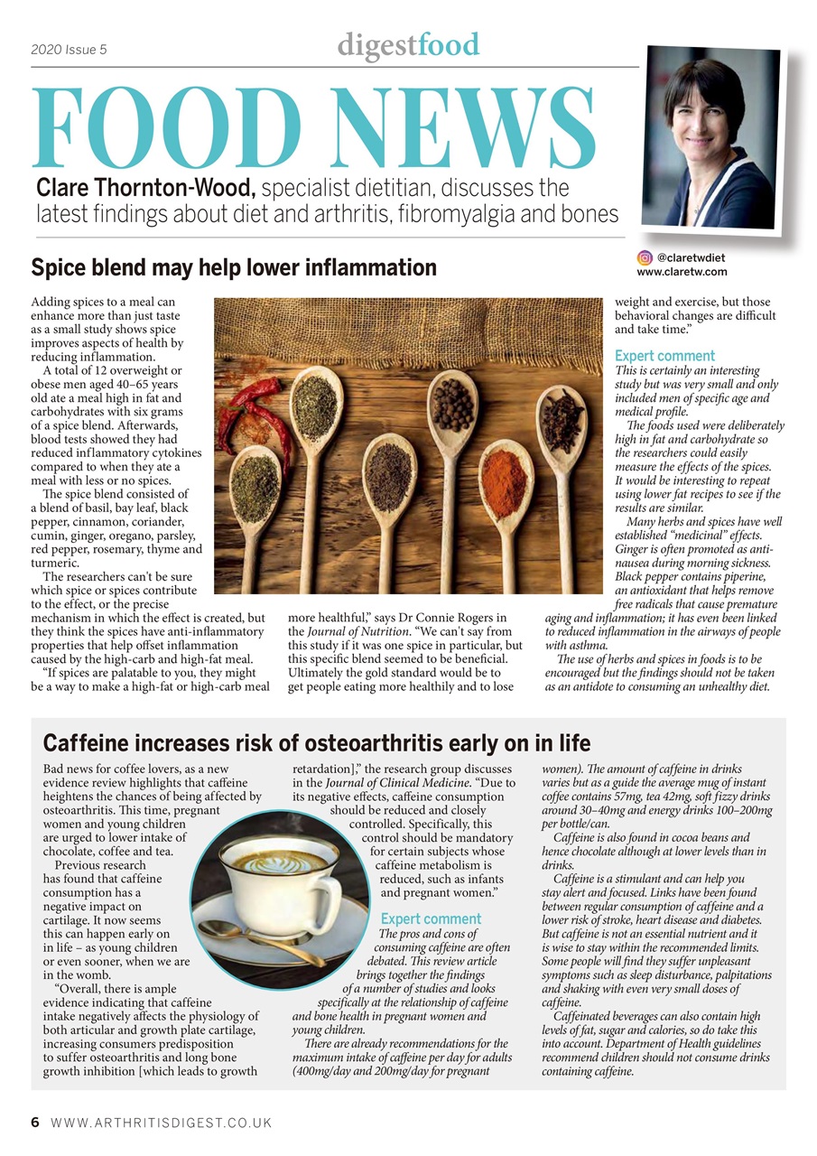 Arthritis Digest Preview Pages
