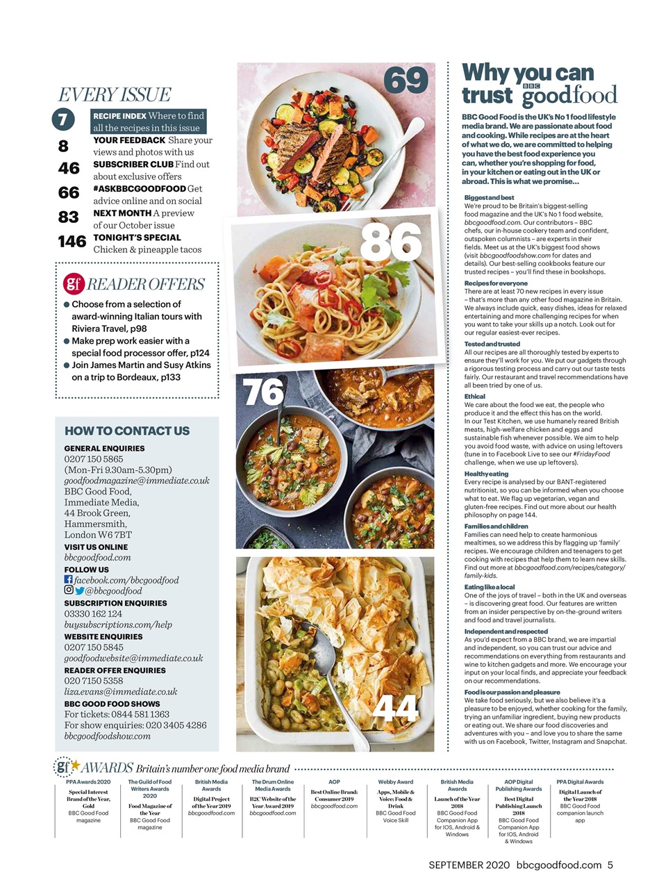 Good Food Magazine Preview Pages