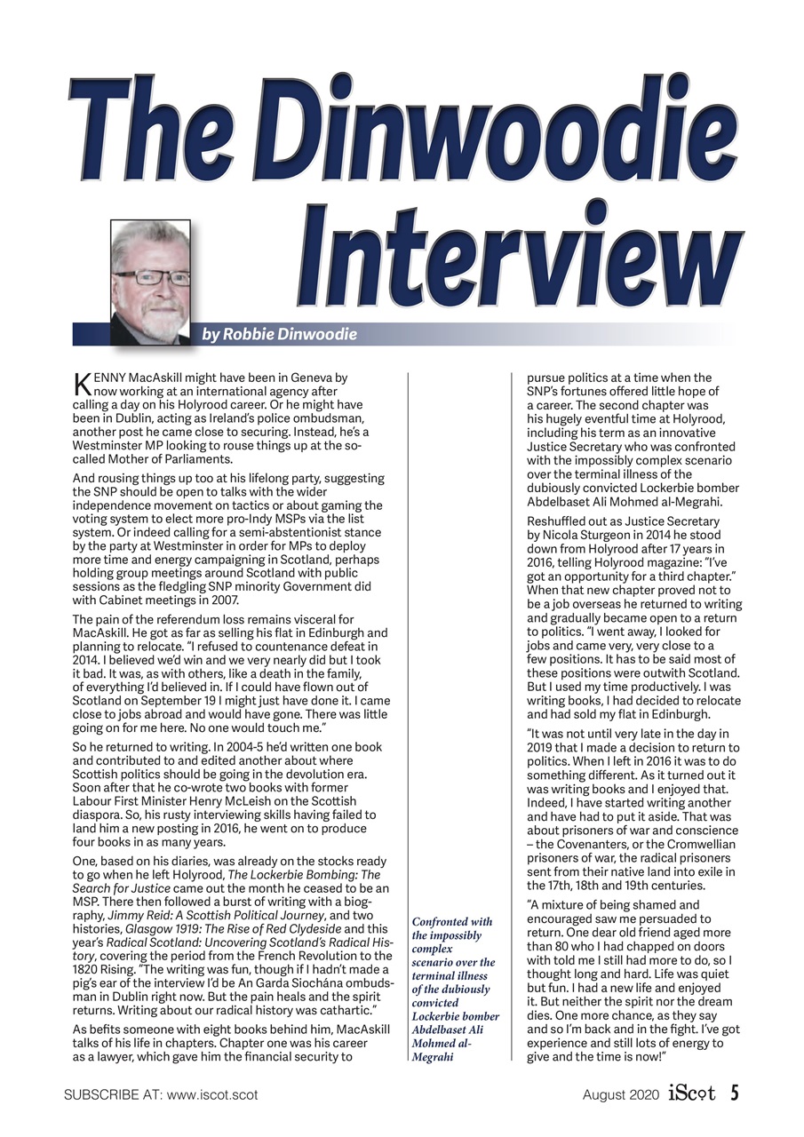 iScot Magazine Preview Pages