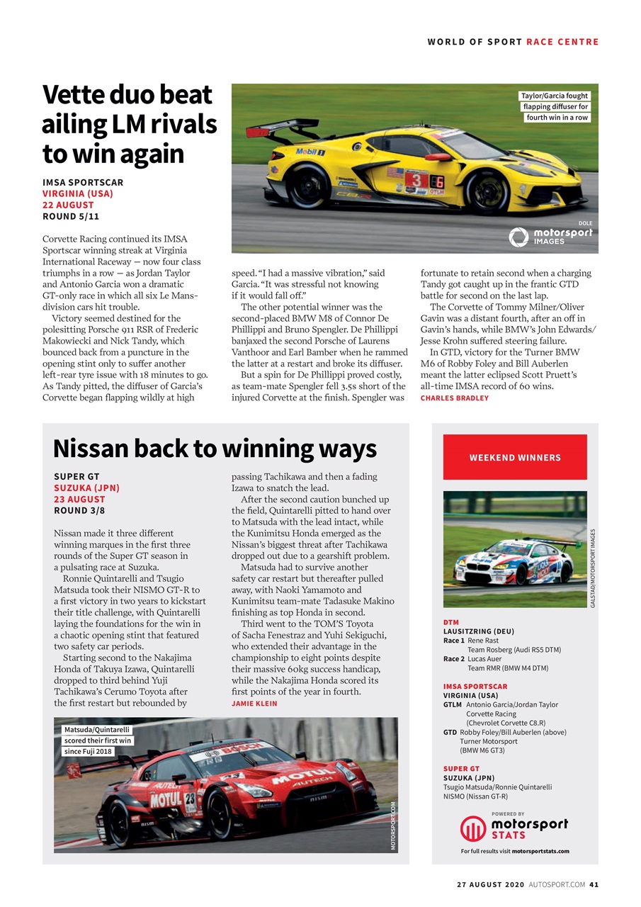 Autosport Preview Pages