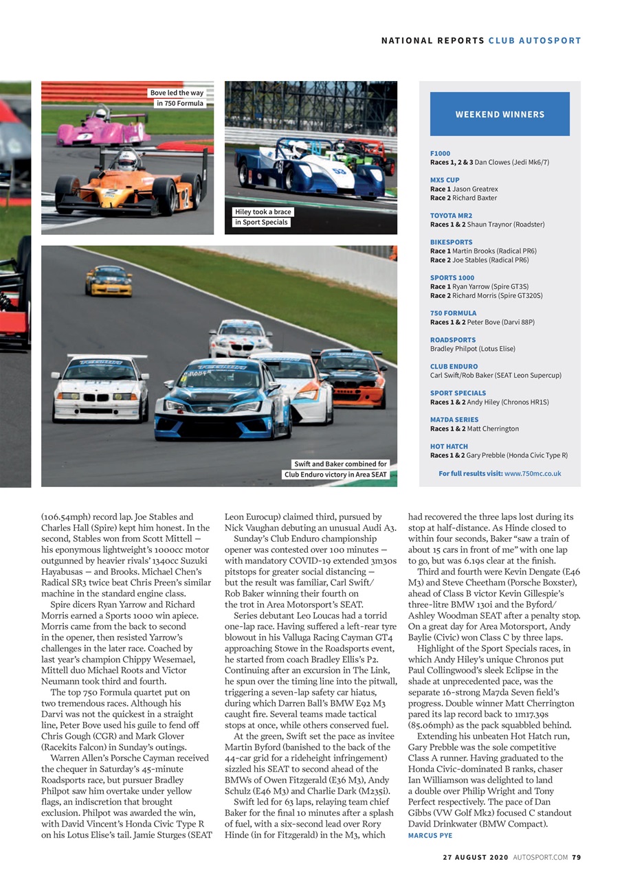Autosport Preview Pages