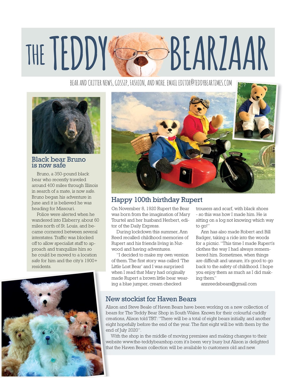 Teddy Bear Times Preview Pages