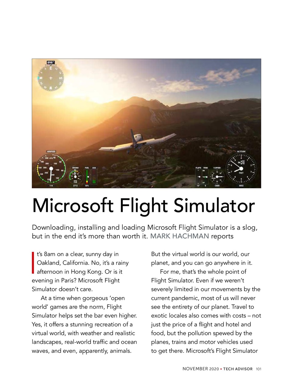 Tech Advisor Preview Pages