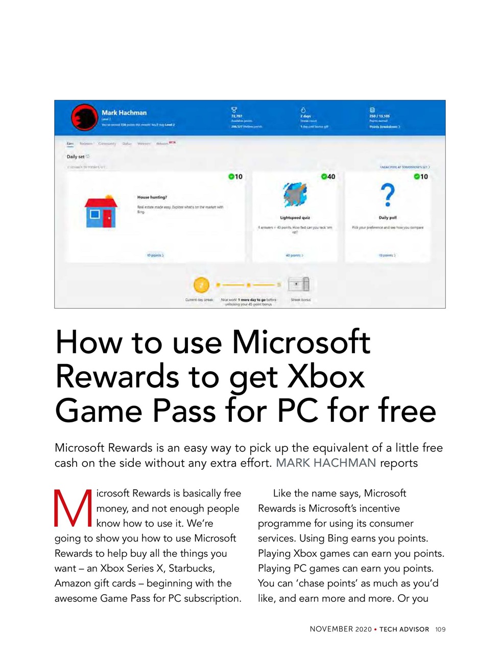 Tech Advisor Preview Pages