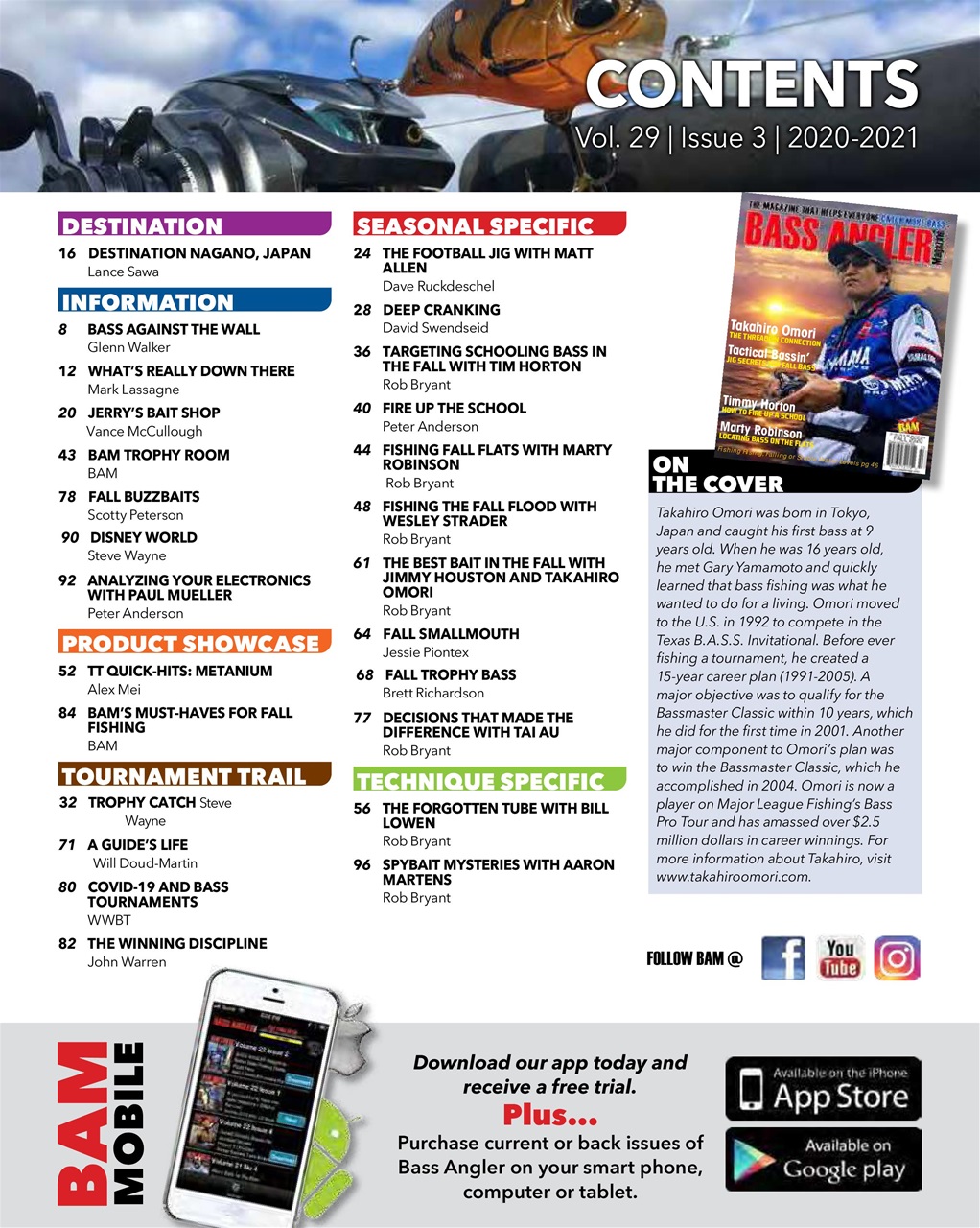 BASS ANGLER MAGAZINE Preview Pages