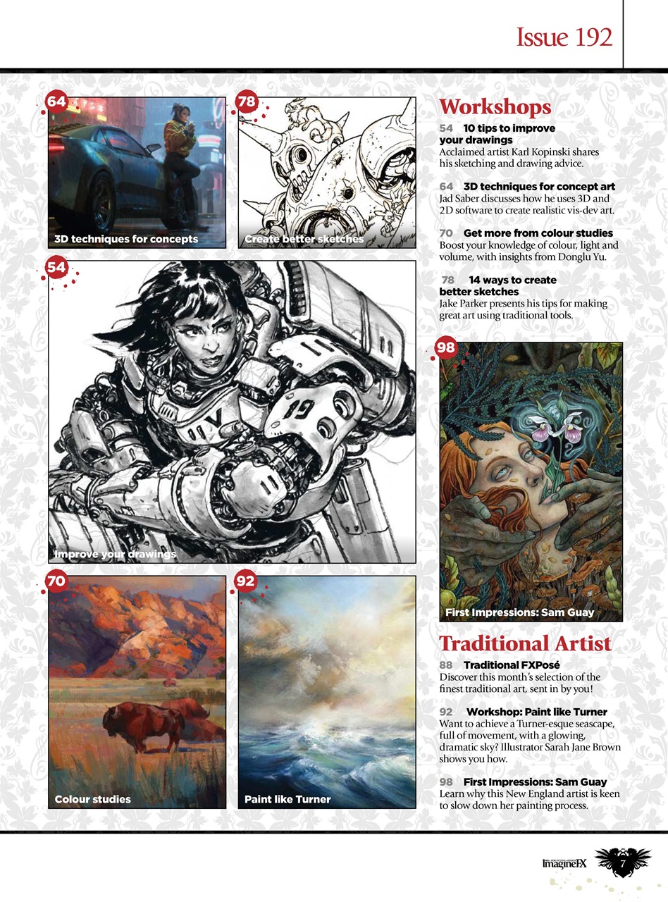 ImagineFX Preview Pages