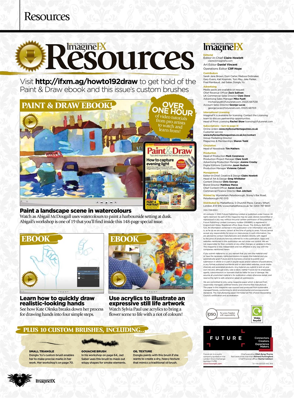 ImagineFX Preview Pages