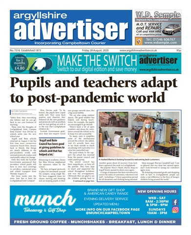 Argyllshire Advertiser issue 28 August 2020