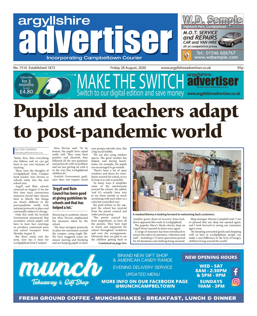 Argyllshire Advertiser Preview Pages