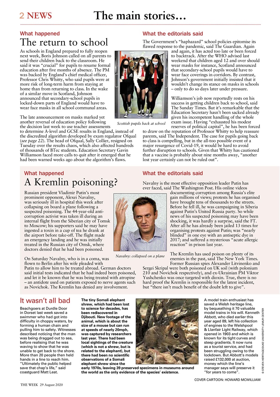 The Week Preview Pages