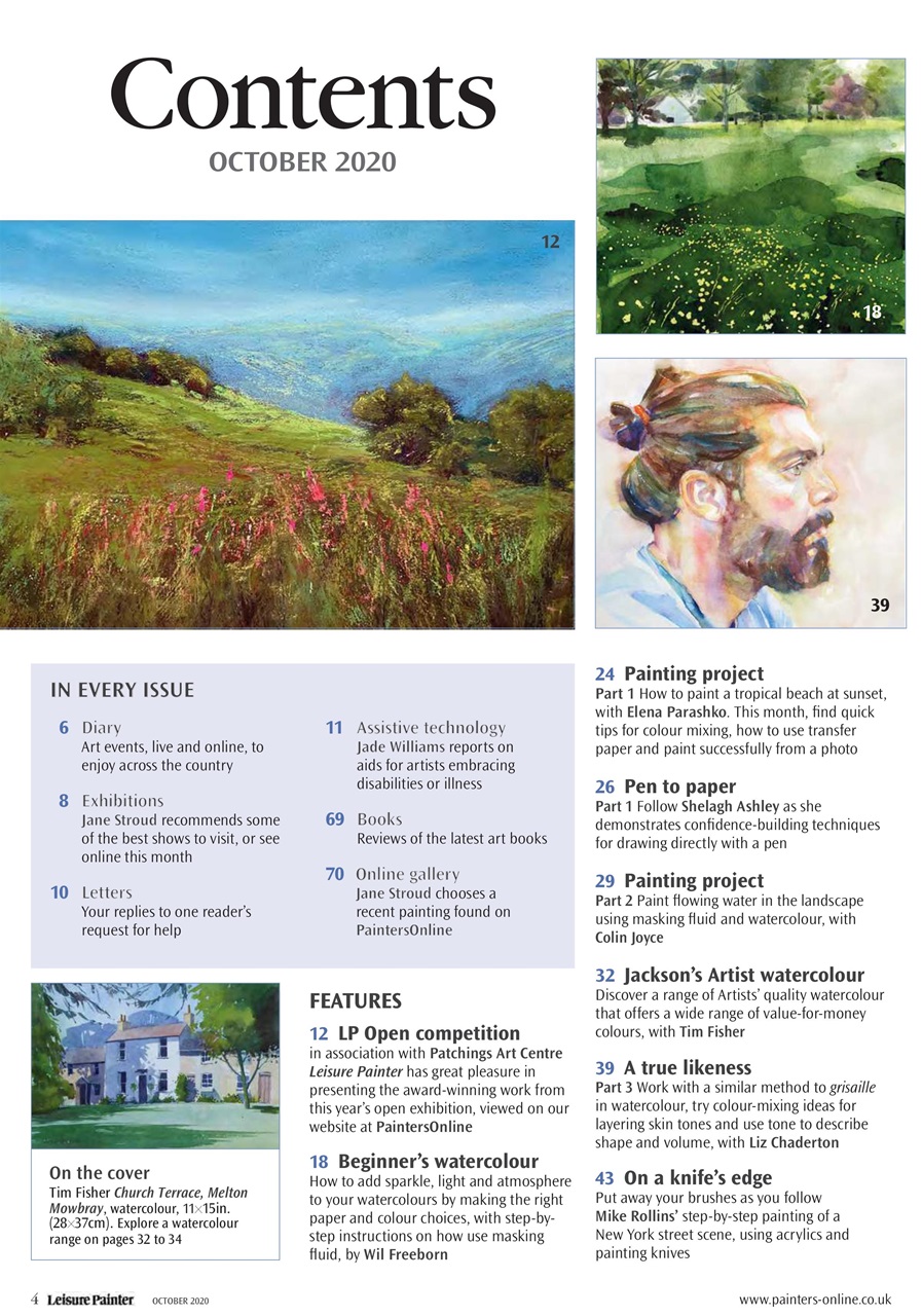 Leisure Painter & The Artist Preview Pages