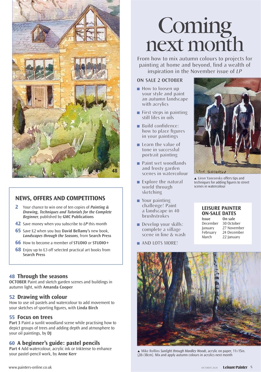 Leisure Painter & The Artist Preview Pages