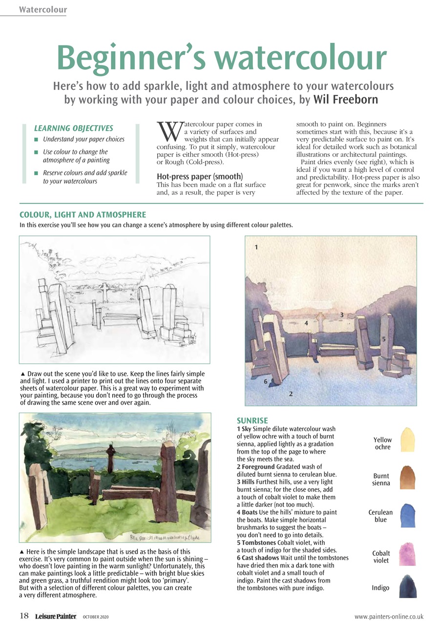 Leisure Painter & The Artist Preview Pages