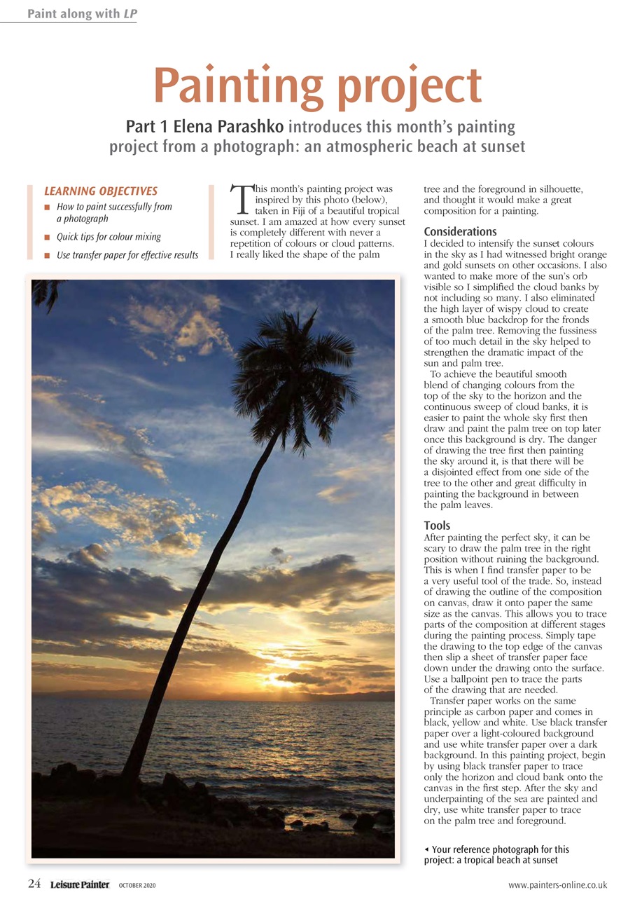 Leisure Painter & The Artist Preview Pages